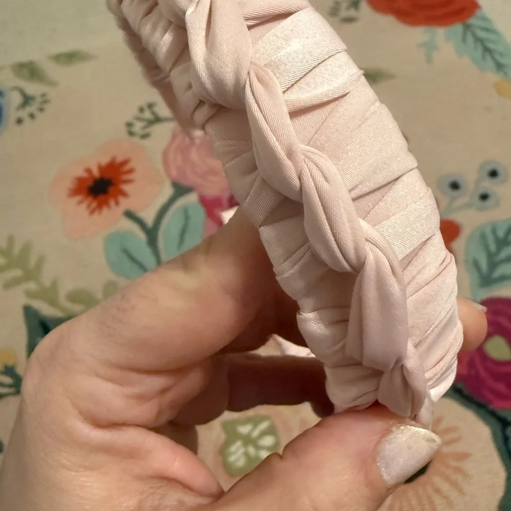 Braided‎ Pink Headband